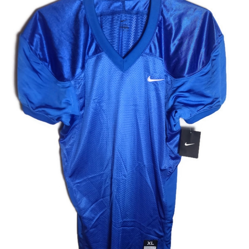 Nike Mesh Football Practice Jersey 535703-493 Mens Size XL Blue